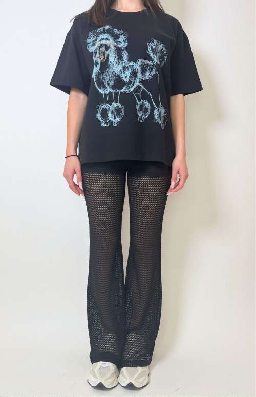 KIERA LACE KNIT TROUSERS