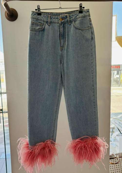 LORA DENIM FEATHER