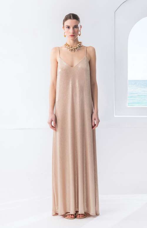 SHINY MAXI DRESS
