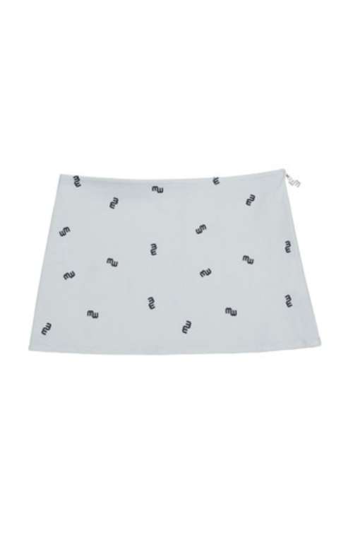 PRINTED MINI SKIRT