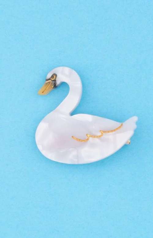 SWAN HAIR CLIP