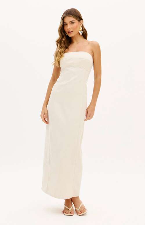 STRAPLESS DRESS