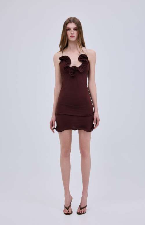 MINI HILL DRESS BROWN - NEW