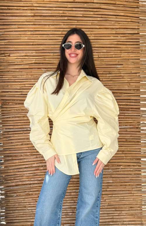 OVERSIZED SHIRT WITH TIE BACK