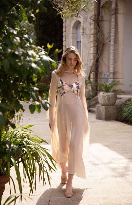 PERPETUAL DRESS | SLEEK CHIFFON SEQUINED EMBELLISHMENT