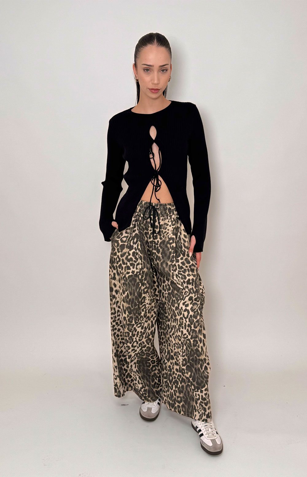 2PC  Cheetah lightweight Pant Set main image 0
