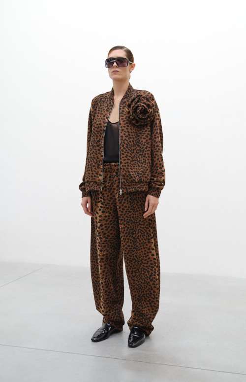 CO-ORD LEOPARD TRACKSUIT WITH SWEATSHIRT