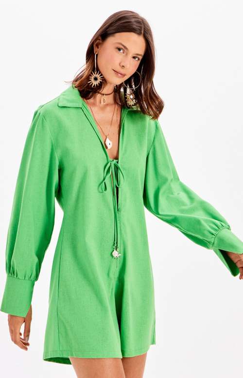LINEN PLAYSUIT