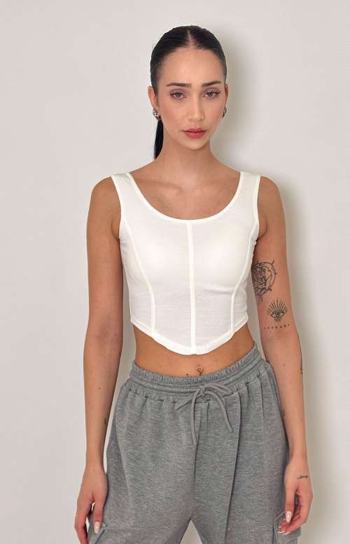CORSET TANK TOP