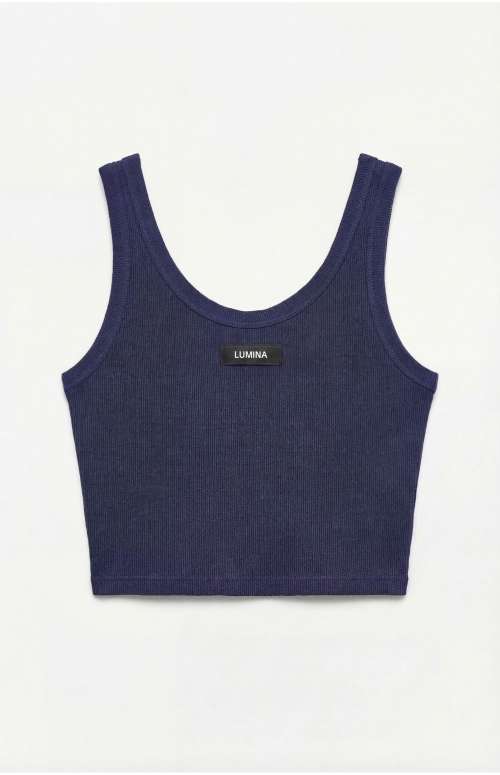 RIBBED CROP TANK TOP