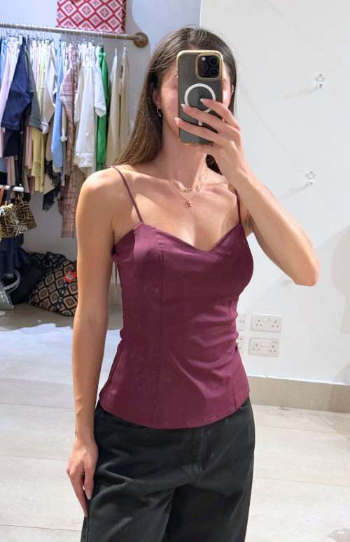 STRAPPY BUSTIER TOP