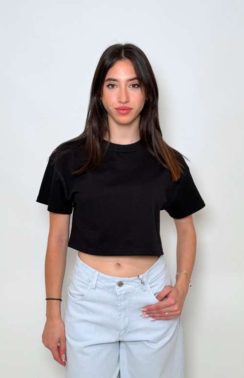 BASIC CROP T-SHIRT