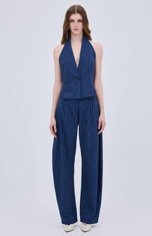 CO-ORD STRIPED BLUE | VEST & PANTS