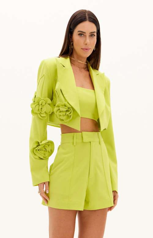 BLAZER CROPPED ASYMMETRIC