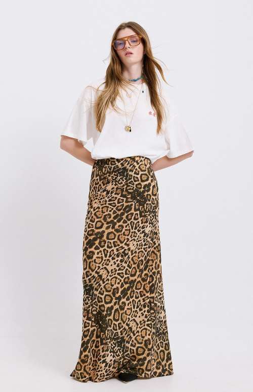 MYLA LEOPARD PRINT SKIRT
