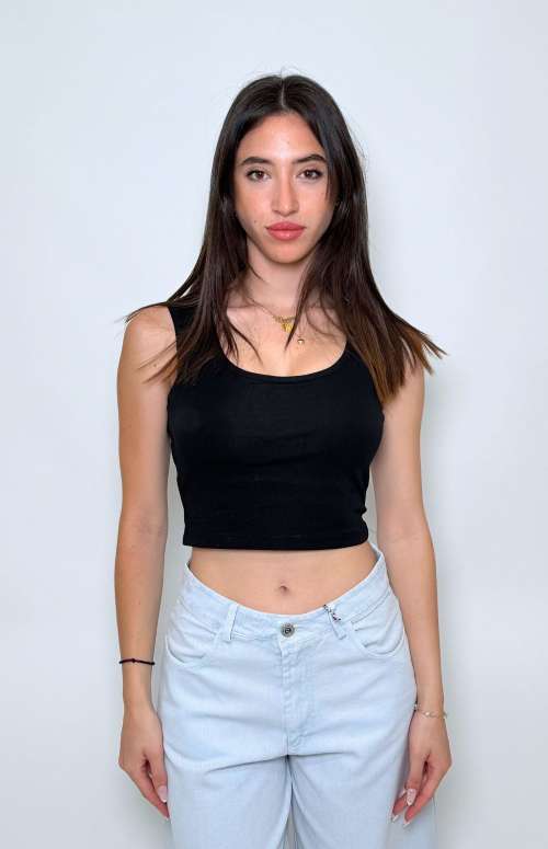 CROPPED PADDED TANK TOP