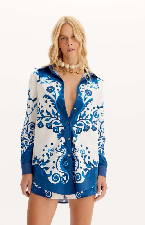 PRINTED LONG SLEEVE SHIRT