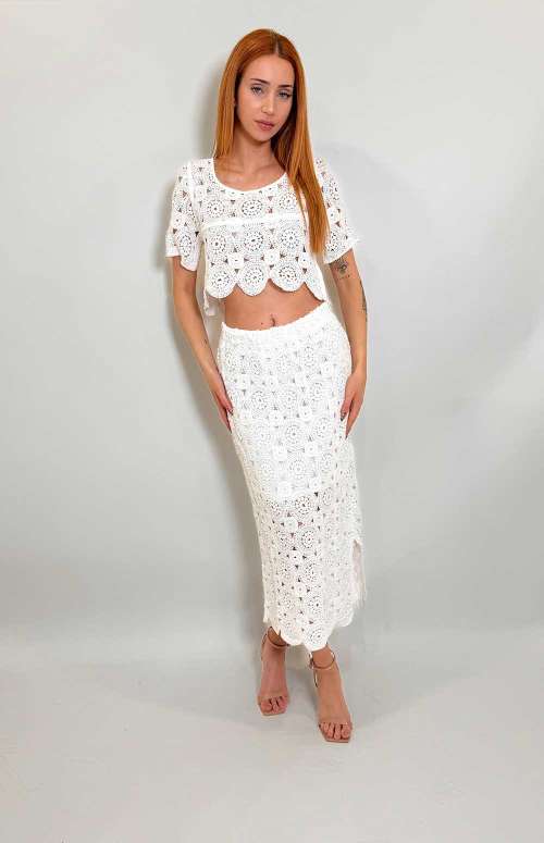 CO-ORD KNITTED | WHITE