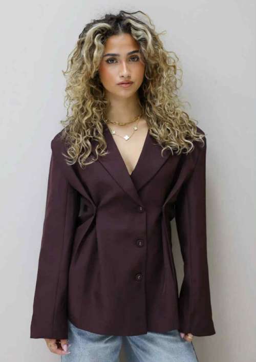 DOUBLE BREASTED BLAZER