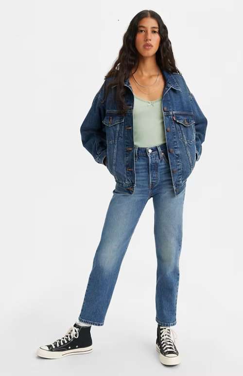 501 ORIGINAL CROP JEANS