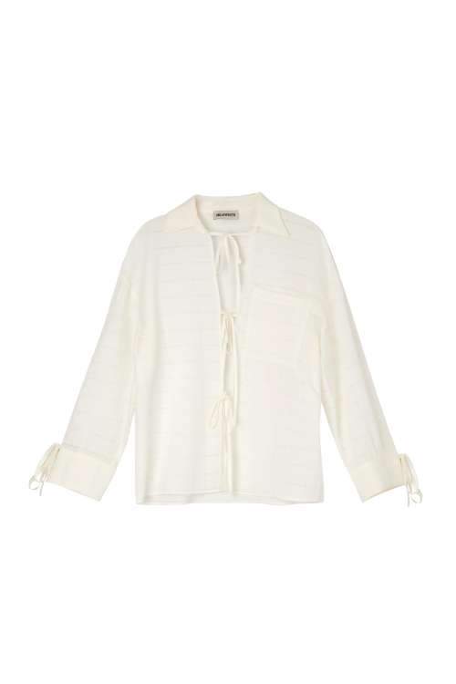 TIE STRIPED SHIRT