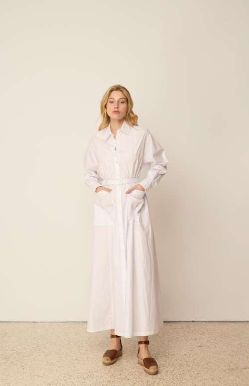 LONG SHIRT DRESS