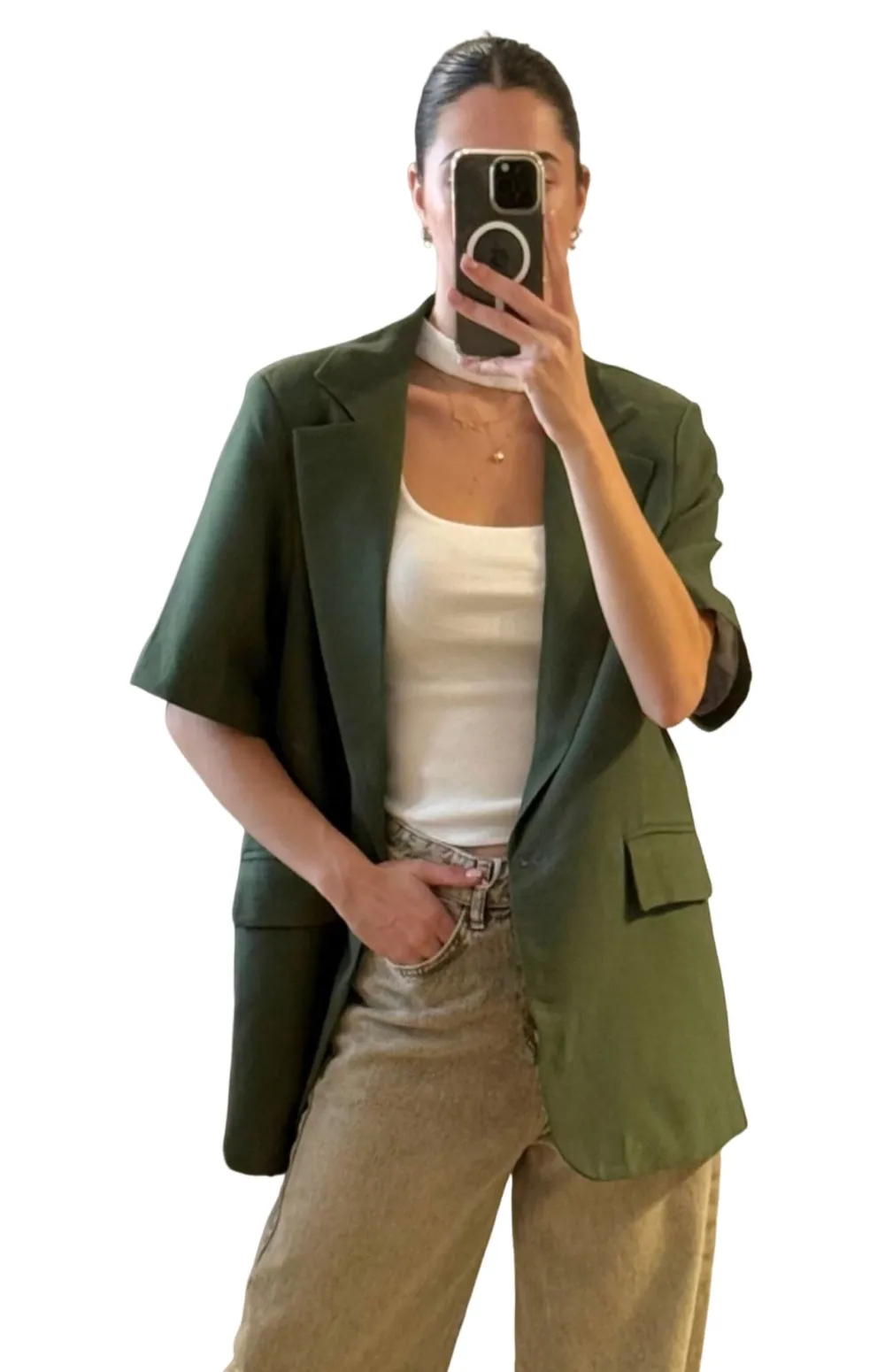SHORT SLEEVE BLAZER