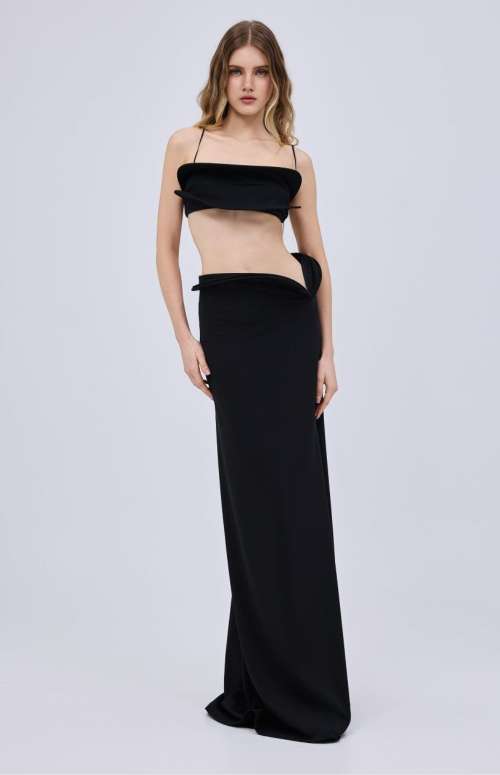 CO-ORD WAVE TOP & WAVE  MAXI SKIRT