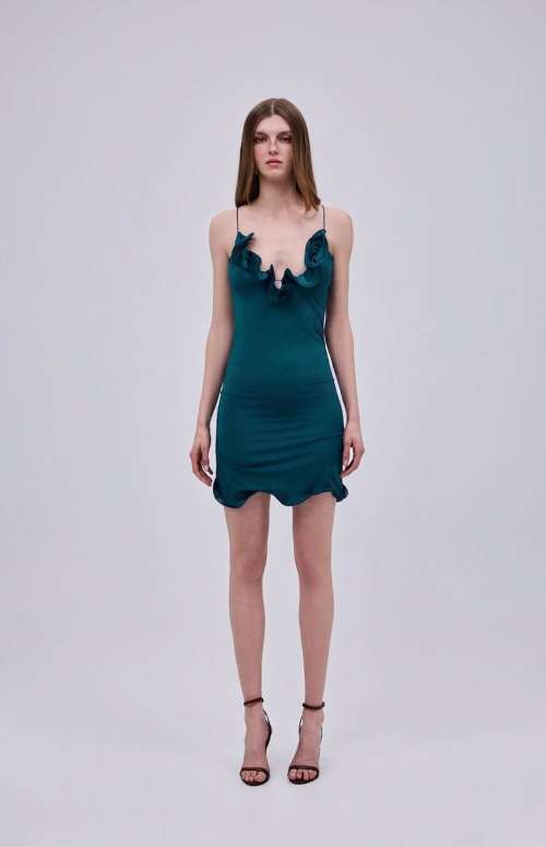 MINI HILL DRESS PETROL - NEW