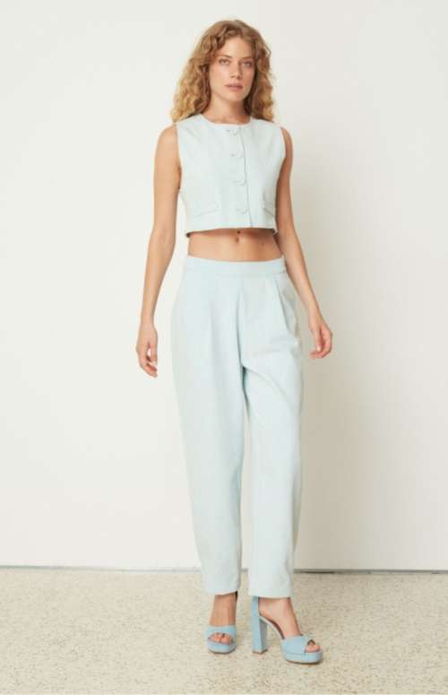 CO-ORD DENIM VEST & PANTS