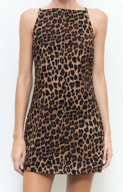 LEOPARD MINI DRESS