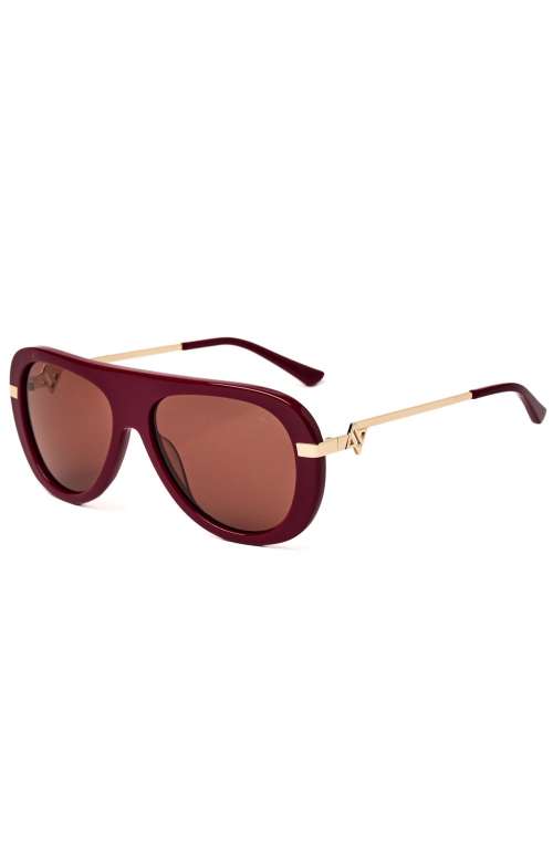 ALEXIA BURGUNDY SUNGLASSES