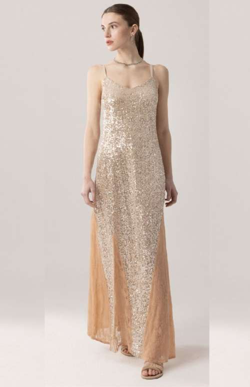 SEQUIN MAXI DRESS