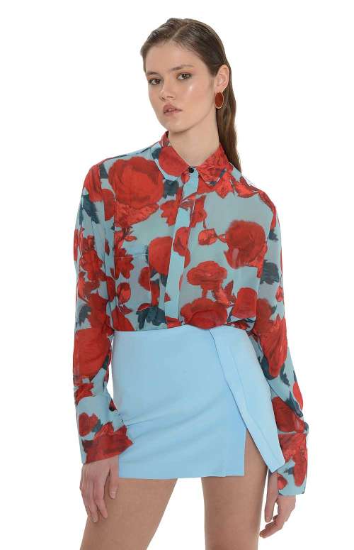 HAZEL CREP SKIRT