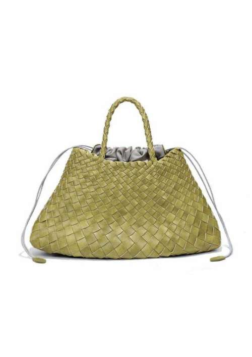 WOVEN HAND BAG | LIGHT GREEN