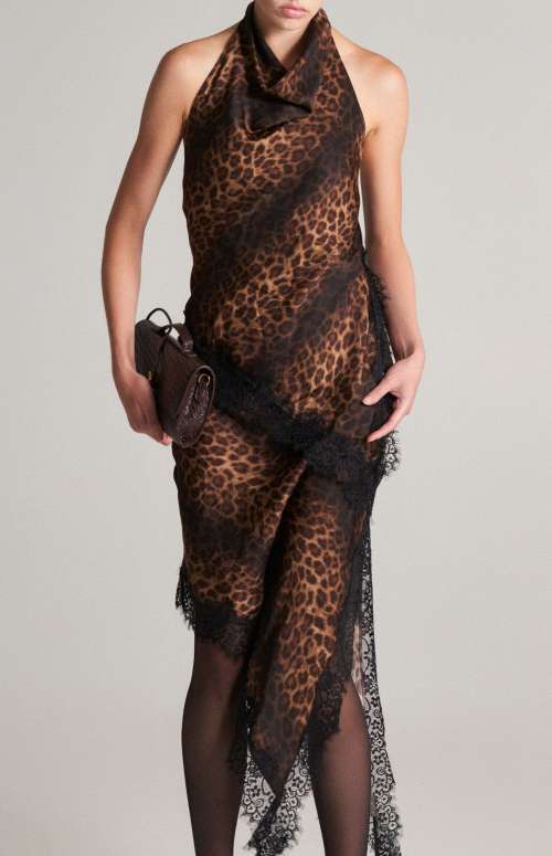 HALTER TOP WITH LACE