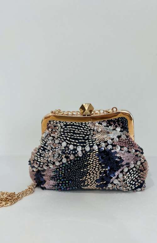 BEADED CLUTCH