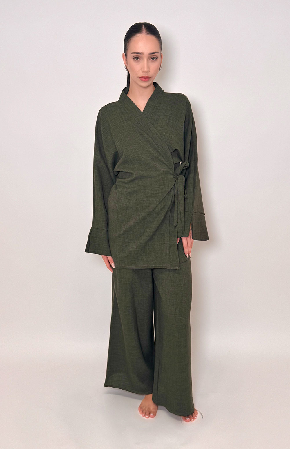 Khaki Kimono
