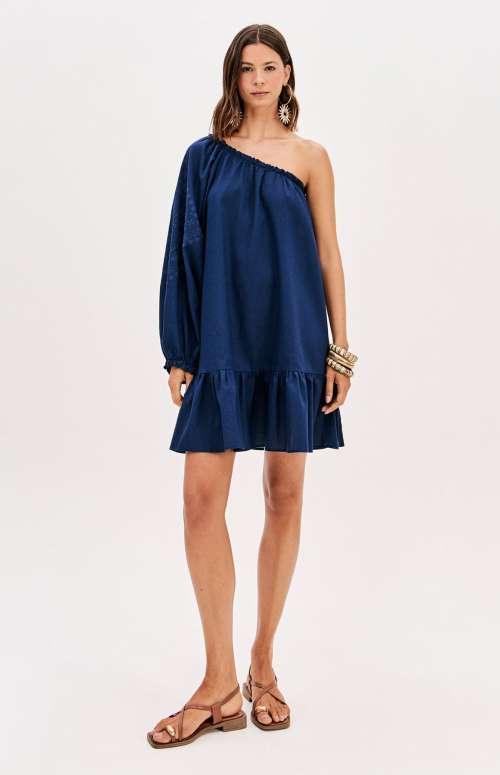 ONE SHOULDER MINI DRESS