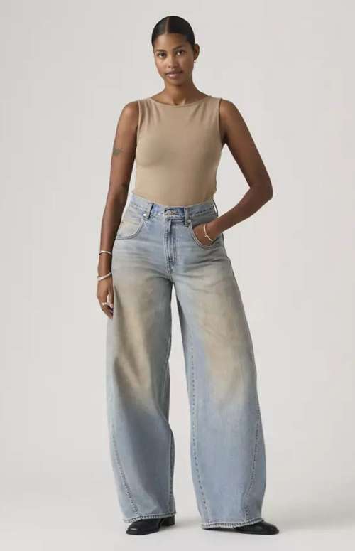 SUPER BAGGY BARREL JEANS