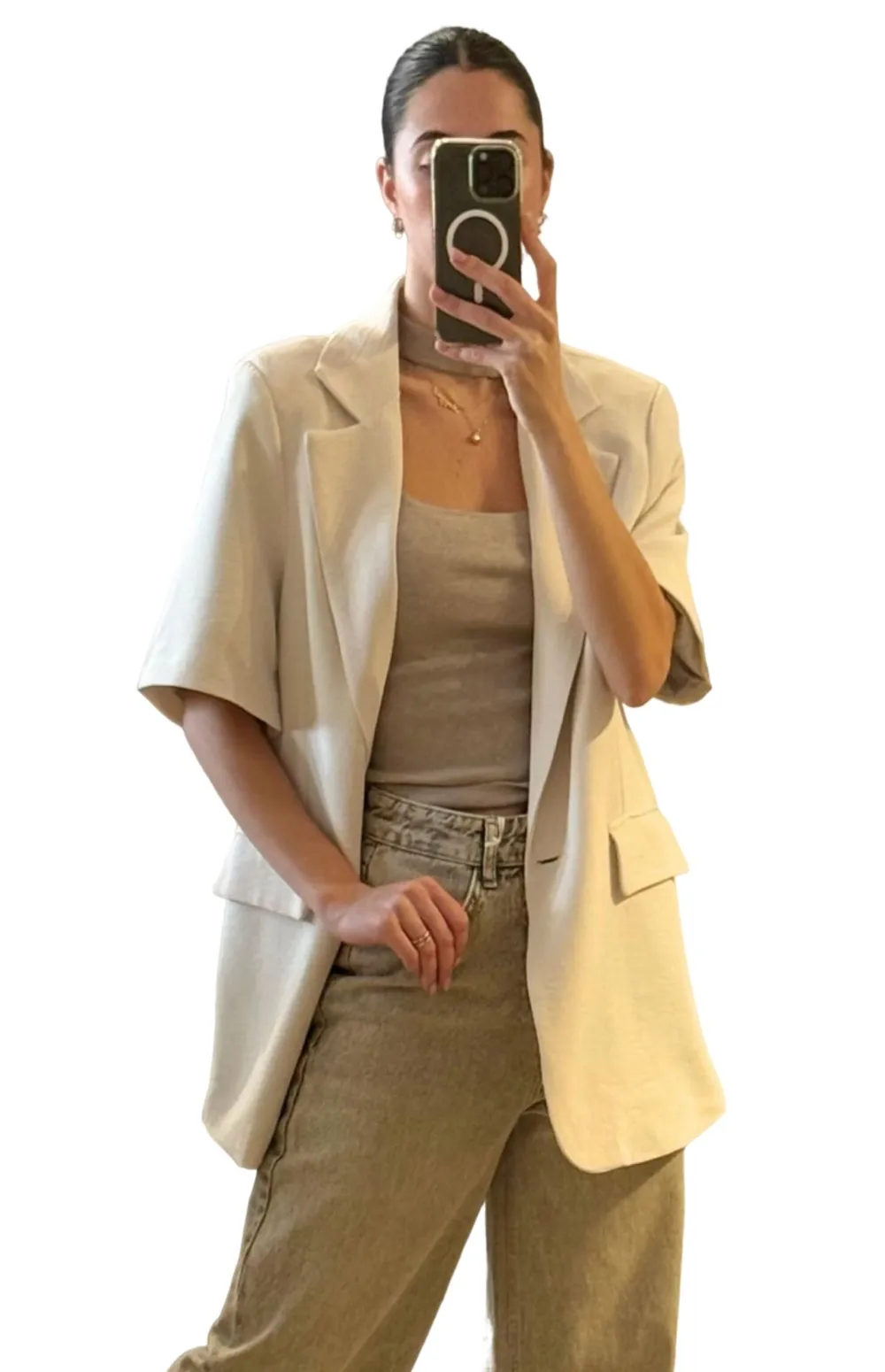 SHORT SLEEVE BLAZER