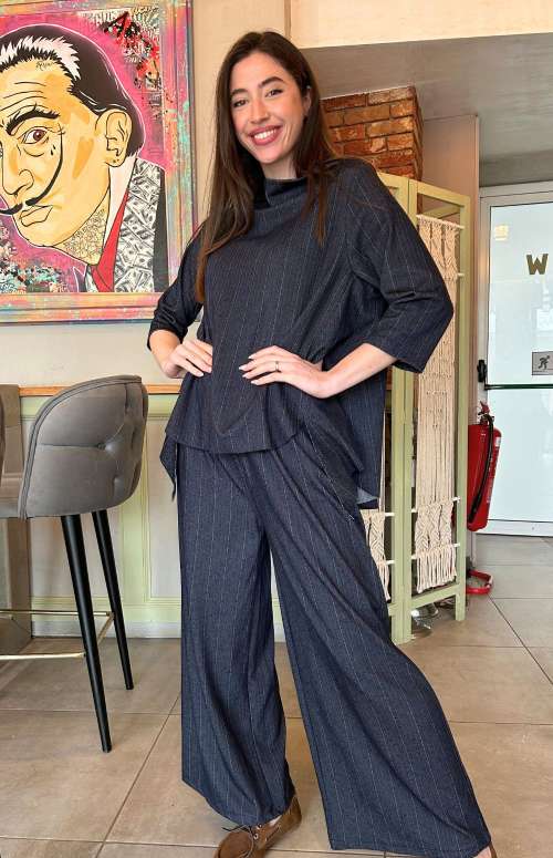 CO-ORD DENIM LIKE | TOP & PANTS