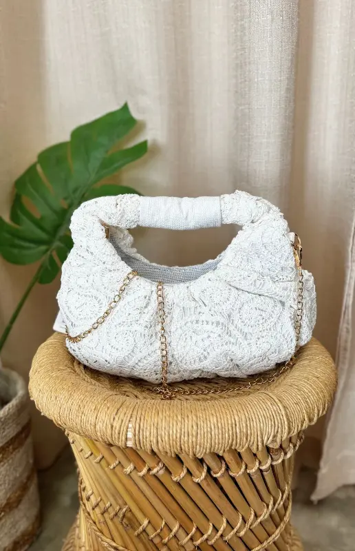 CROCHET LOOK BOHO HANDBAG