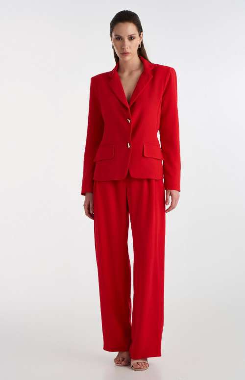 CREPE LONG PANTS