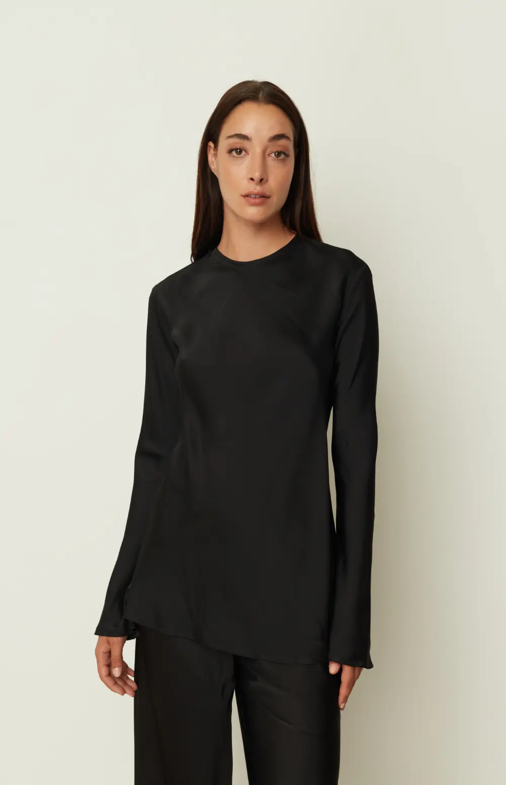 SATIN LONGSLEEVE TOP
