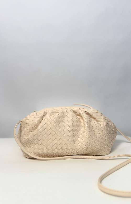 WOVEN CROSS BODY BAG
