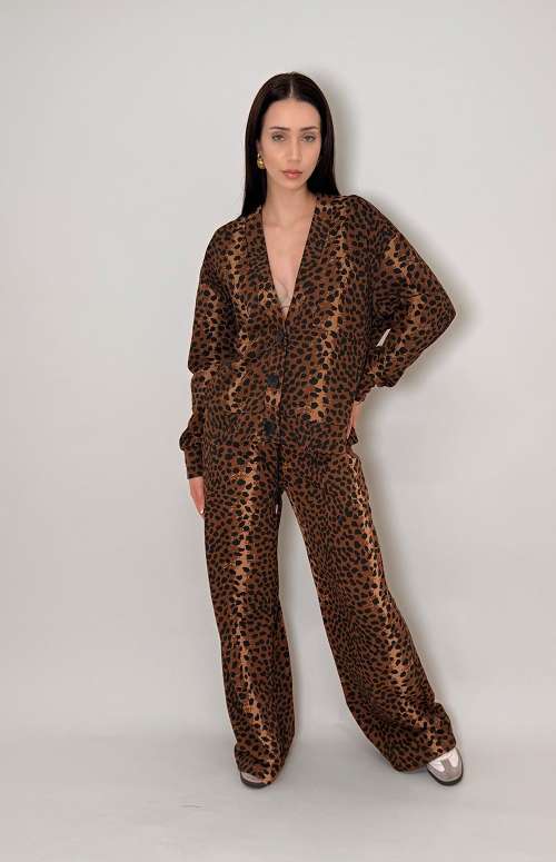 CO-ORD SPOTTED TRACKSUIT WITH CARDIGAN