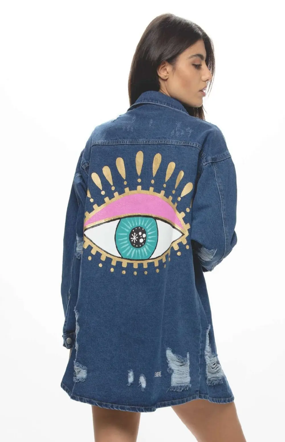 HANDMADE OVERSIZED DENIM JACKET