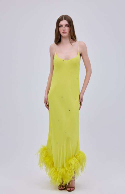 STARRY NIGHT YELLOW DRESS