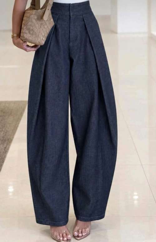 BALLOON DENIM TROUSER